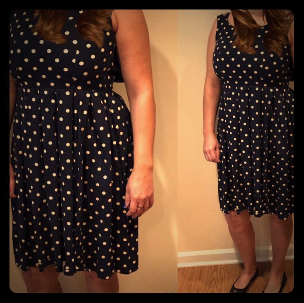 Retro polka dot dress